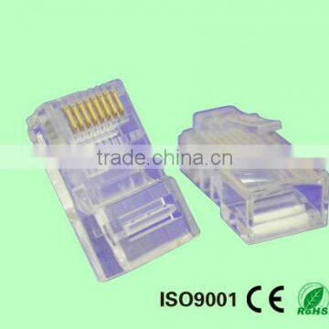 RJ45 connector cat6 /cat5e 8p8c keystone jack