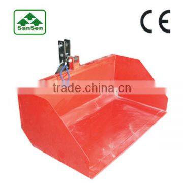 Tractor 3 point Carryall trip scoop bucket