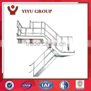 Hot galvanized steel step ladder and treads