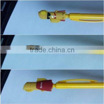 OEM plastic pencil topper for child