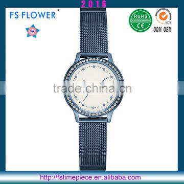 FS FLOWER - Shenzhen Watch Factory Directly Supply Japan Movt Quartz Watch All Stainless Steel Case Back Watch