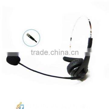 monaural RJ headset with MIC for call center