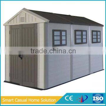 2016 Wholesale plastic shed prefab house easy assembled house