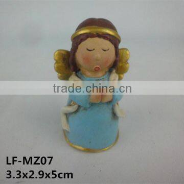 Mini catholic religious items prayer angel statue