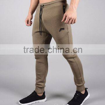 Fashion Zipper Pocket Gym Fitness Joggers Mens Fleece Jogger Pants photo-5