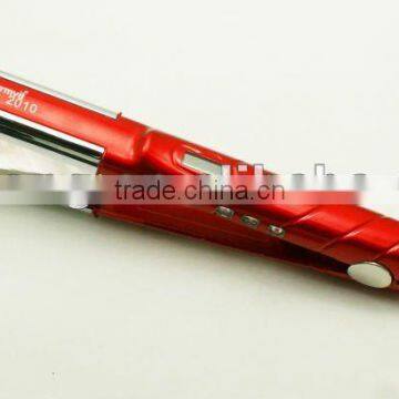 professional LED multifunctional titanium hair salon straightener B030