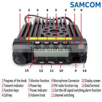 NEWEST AMCOM 50W/40W Dual Band Mobile Radio AM-400UV With 2/5 Tones,1750Hz Burst Tone,DTMF,scrambler,FCC Approval photo-6