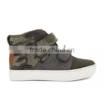 Guangzhou Choozii Fashion High Cut Camouflage PU Kids Sneakers Boy photo-2