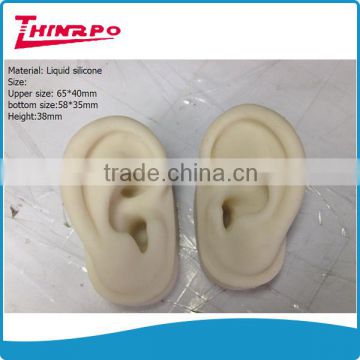 silicone human ear model for jewelry display emulate soft ear