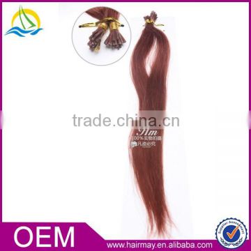 New arrival 10-30 inch braizlian i tip hair extensions wholesale