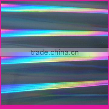 The seamless pillar of light pattern BOPP holographic lamination film manufacturer from Wenzhou in China