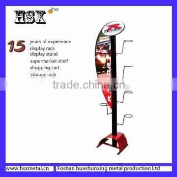 wholesale custom metal rack motorcycle helmet shelf