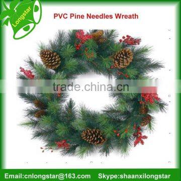PVC/PE Wreath for Christams Decoration photo-6