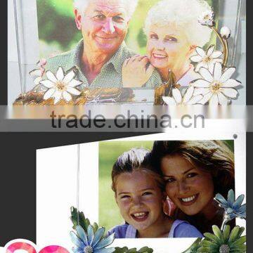 RORO March in Paris Daisy Crystal Glass Enamel Photo Frame Picture Frame Home Furniture Matching