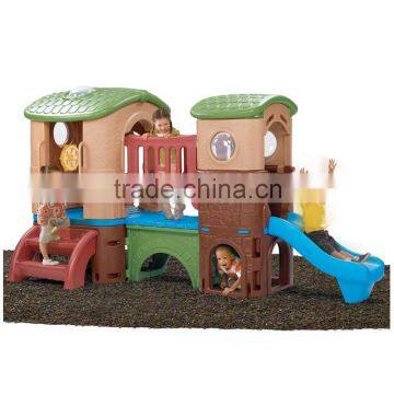 Kids Outdoor Playground Child Plastic Playyard Slides photo-2
