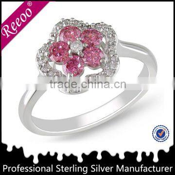 925 sterling silver rings zircon, high quality thai silver ring