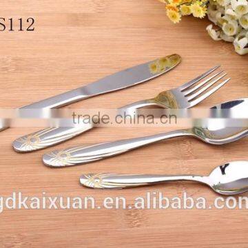 Elegant Design Gold Plated Handle Stainless Steel Cutlery Tableware photo-2