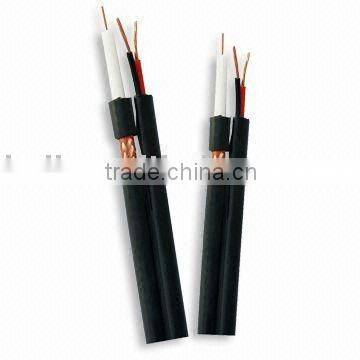 Siamese cable( RG59 Siamese cable,RG59 Cable with power cable,Coaxial cable with power cable)