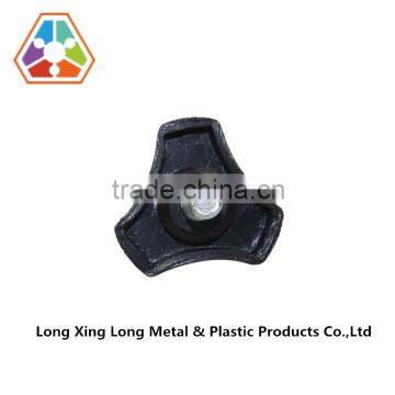 27*8*M6*15 PA6 black Plastic Knob