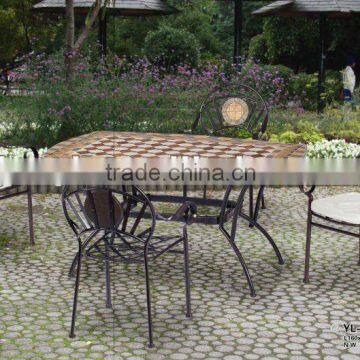 outdoor ceramic mosaic furniture