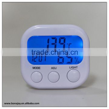 2016 new gift mini digital hygrometer with back light