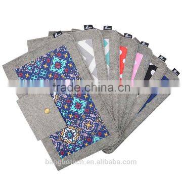 Colorful Canvas Laptop Bag for Macbook Ipad Tablet pc Carrying Cover Case photo-2