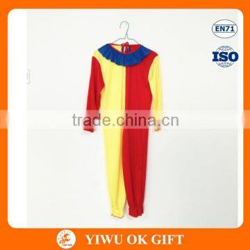 Red and yellow professional clown fancy dress / costumes / clothes