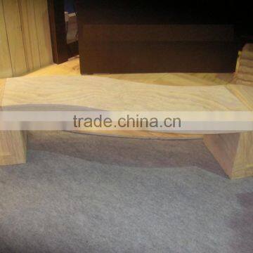 sandstone s shaped bench seat