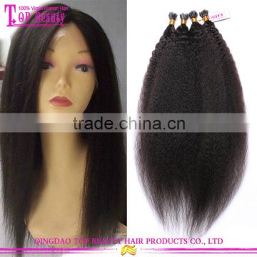 2016 Hot selling 100% human hair 100 keratin i tip human hair extensions high quality popular cheap wholesale tip hair