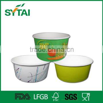 Single pe Coated Disposable Paper Salad Bowl With Food Grade photo-3