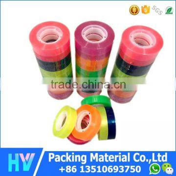 China Toselling School & Office Use Transparent bopp Super clear Printed Stationery Tape