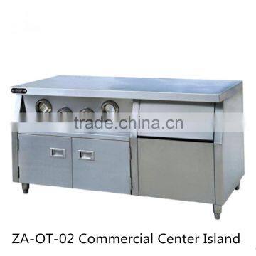 new products commercial stainless steel kitchen center island