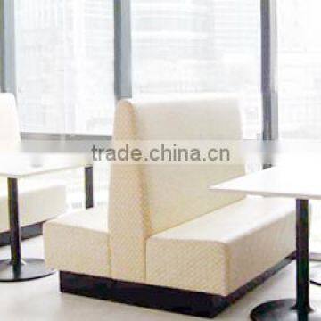 2016 white leather restaurant booth restaurant furniture for sale