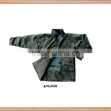 outing garment nylon/pvc jacket