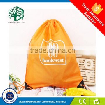 yellow color drawstring bags