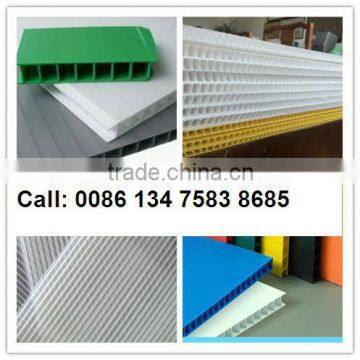 2mm 3mm 4mm 5mm pp plastic corrugated sheet/board