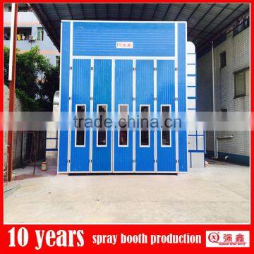 CE Approved Infrared Drying Bus Paint Spray Booth For Sale