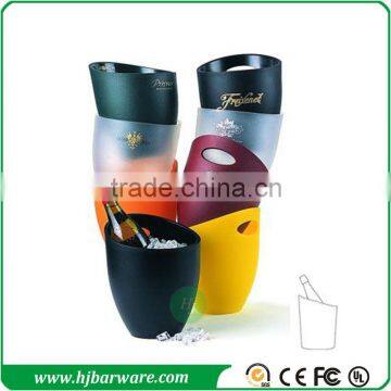 3L Mini frosted Plastic Champagne Wine Bucket plastic