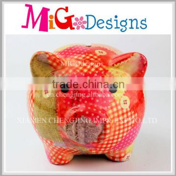 Big Pig Piggy Bank Home Ceramic Home Decor