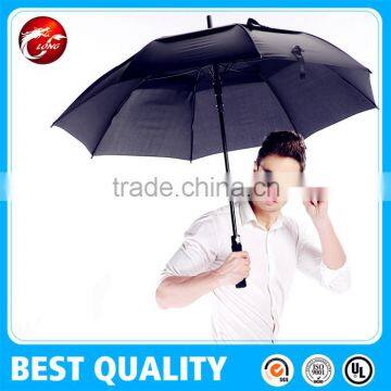 Full Fiberglass Canopy 60" Auto Open Golf Umbrella With EVA Handle photo-6