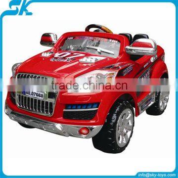 2016 Double Drives battery operating plastic kids ride on car 12V