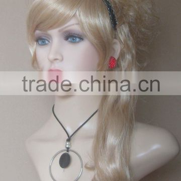 Female makeup jewelry display mannequin wig display