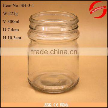 300ml glass jam jar with screw cap