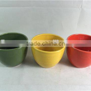 New design ceramic flower pot for home decoration