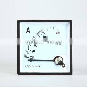100/5A high precision current meter 96*96 SQ96 pointer type current meter