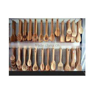 bamboo utensils set with knife spoon & fork