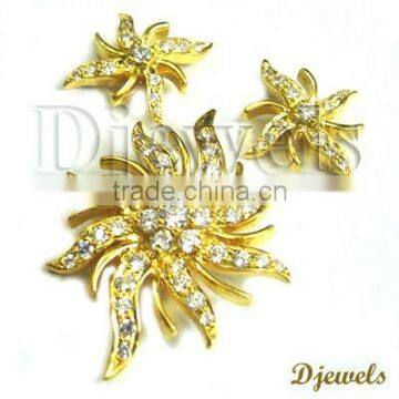 Diamond Pendant Sets, Ladies Pendant Sets, Diamond Jewelry