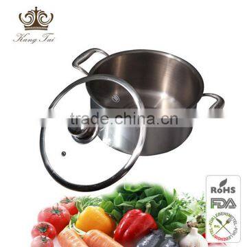 Popular titanium soup stockpot chinese cookware sets