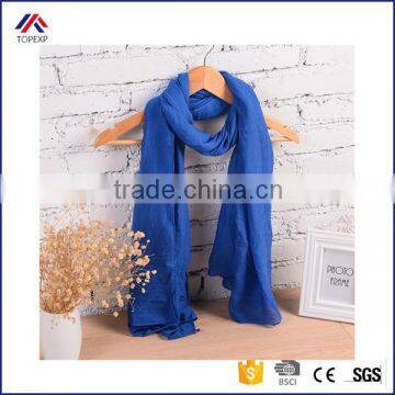 New Fashion Winter Pure Women Scarf Long Cotton Candy Colors Shawl Warm Soft Women Muffler