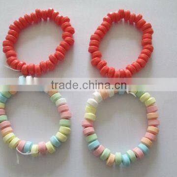 Fruit flavours necklace compressed candy